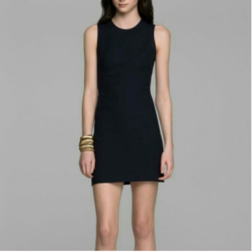 Theory Taline Navy Formulated Sheath Work Dress 4 View 2